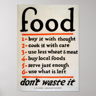 food tips poster