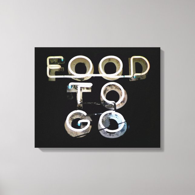 Food To Go Canvas Print (Front)