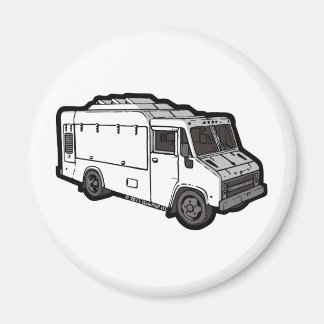 Food Truck: Basic (White) Magnet