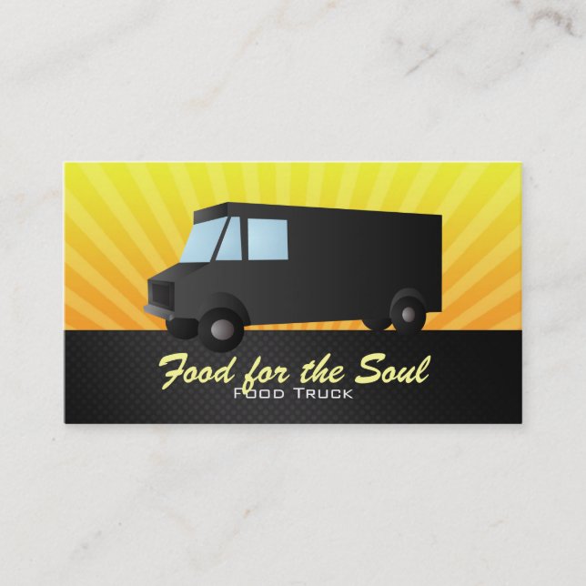 Food Truck Business Cards (Front)