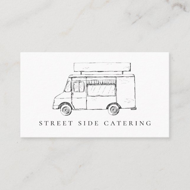 Food Truck Business Cards (Front)