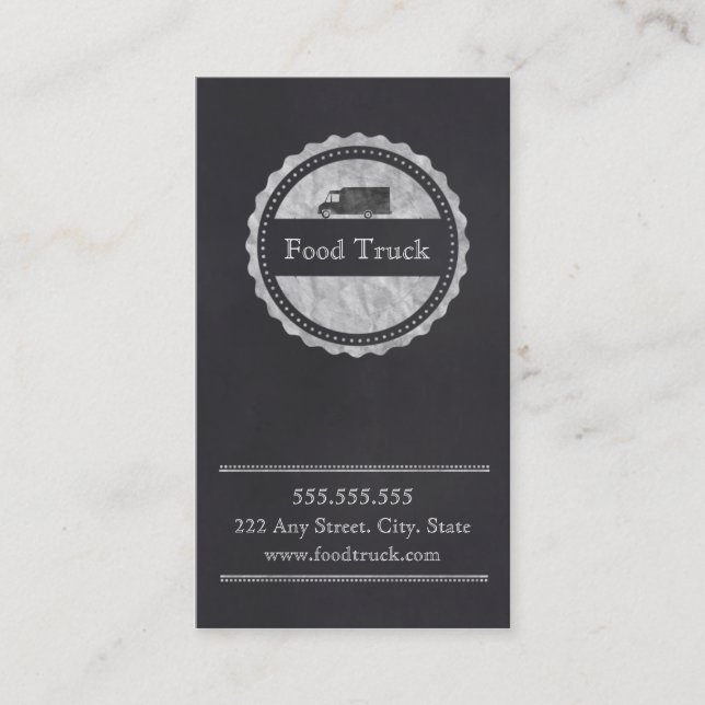 Food Truck Customer Reward Card (Front)