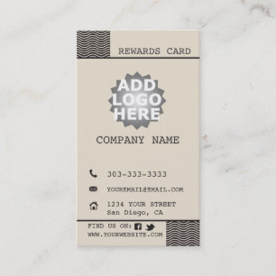 Food Truck Customer Reward Card