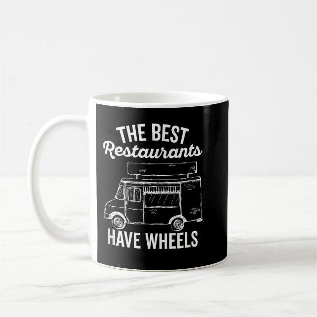 Food Truck  for Taco Truck Chef and Culinary Cook Coffee Mug (Left)