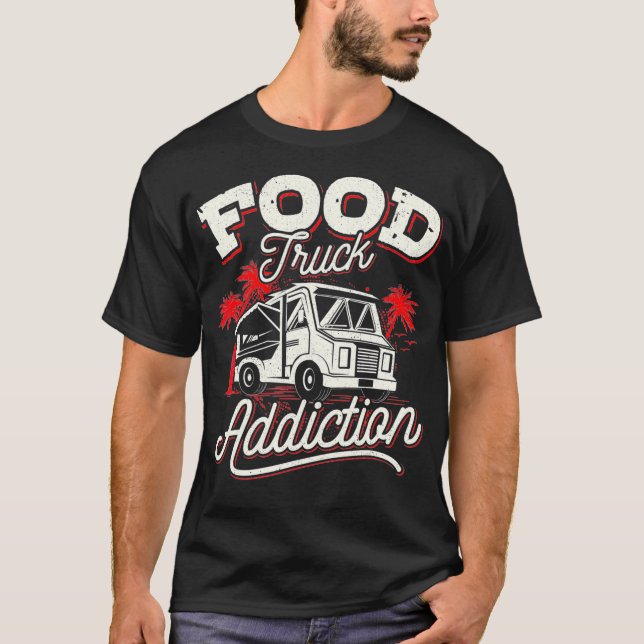 Food Truck  Funny Love Food Truck  Food T-Shirt (Front)