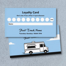 Food Truck Loyalty Card