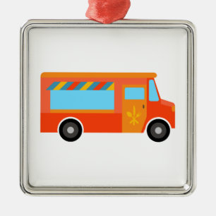 Food Truck Metal Tree Decoration
