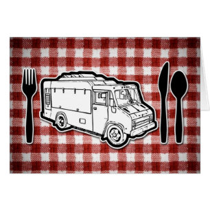 Food Truck Plate & Utensils