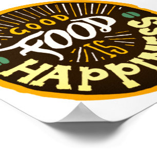 FOOD TYPOGRAPHY POSTER