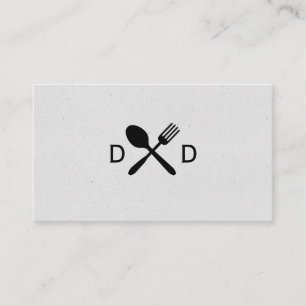 Food Utensils Business Card