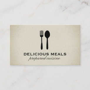 Food Utensils Business Card