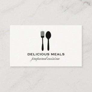 Food Utensils Business Card