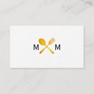 Food Utensils Business Card