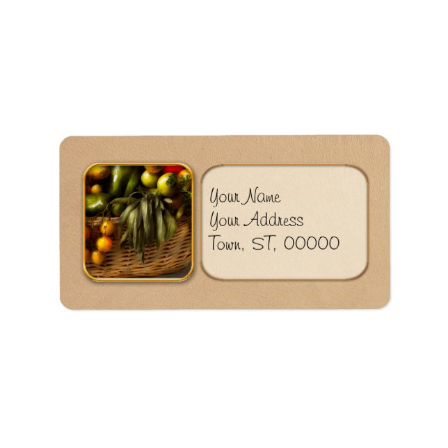 Food - Veggie - Sage advice Label (Front)