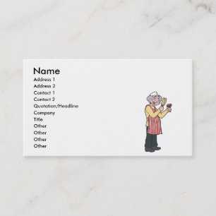 food vendor business card