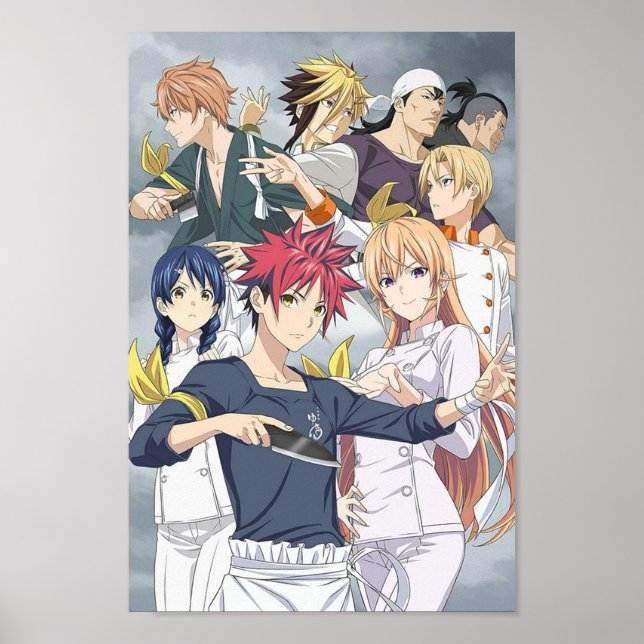 Food wars characters poster (Front)