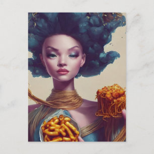 Foodfight Queen Postcard