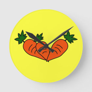 Foodie Carrot Clock