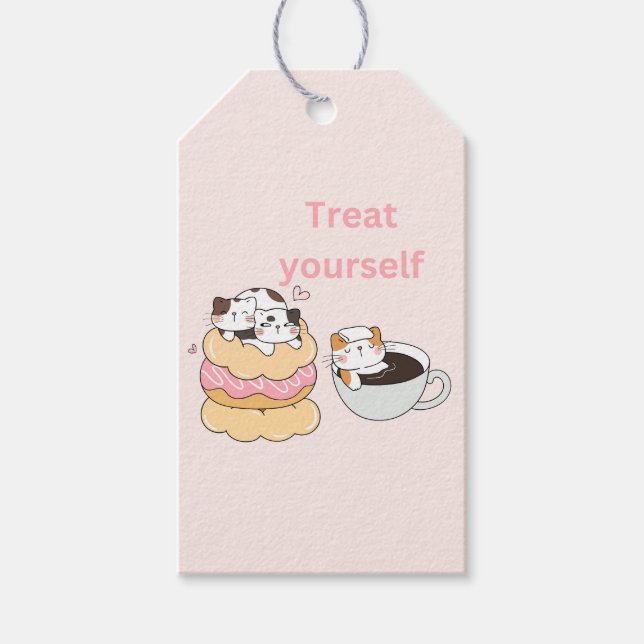 Foodie Cats Gift Tags (Front)