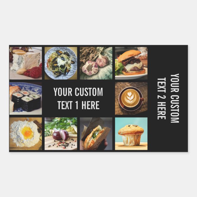 Foodie custom stickers (Front)