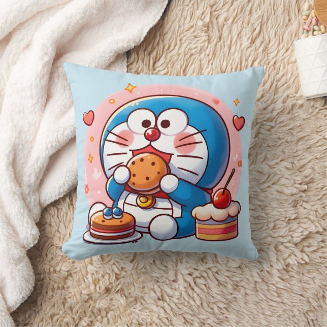 Foodie Doraemon Cushion (Blanket)