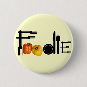 Foodie For Light Background 6 Cm Round Badge