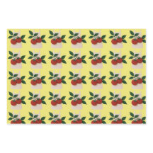 Foodie Lovers Wrapping Paper Flat Sheet Set of 3