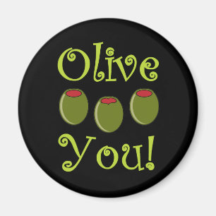 Foodie Olive You Magnet