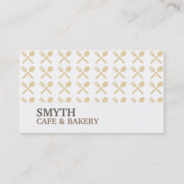 FOODIE PATTERN No. 4 Business Card (Front)