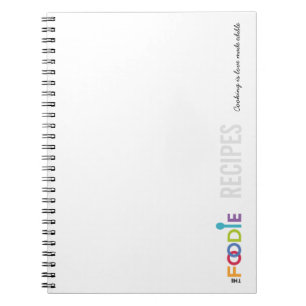 Foodie RECIPES notebook