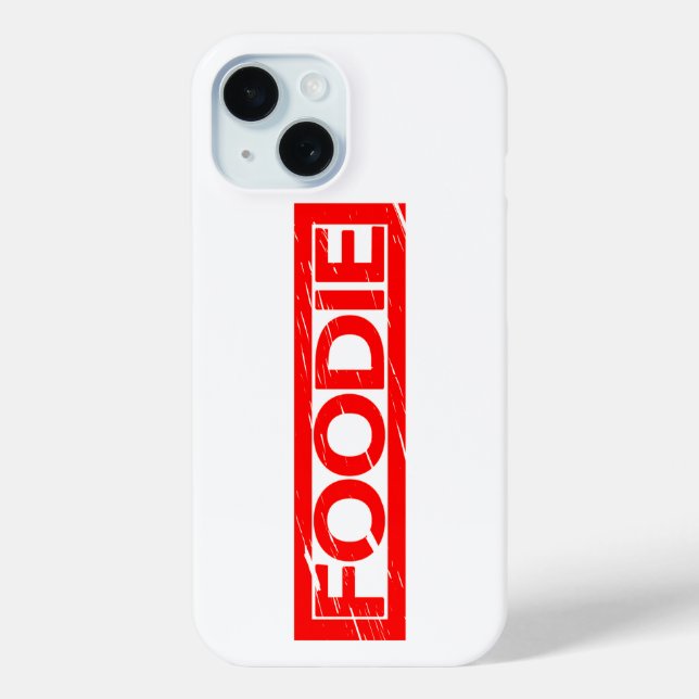 Foodie Stamp Case-Mate iPhone Case (Back)