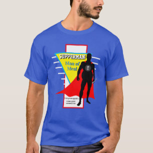 Foodie Super Hero Novelty SUPPERMAN Christmas Gift T-Shirt