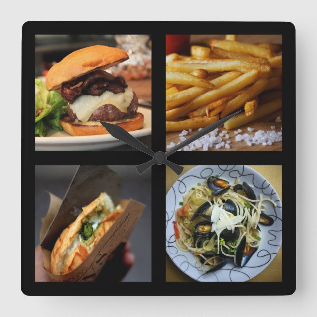 Foodie wall clock 1 (Front)
