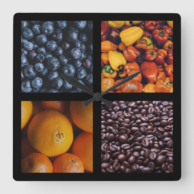 Foodie wall clock 4 (Front)