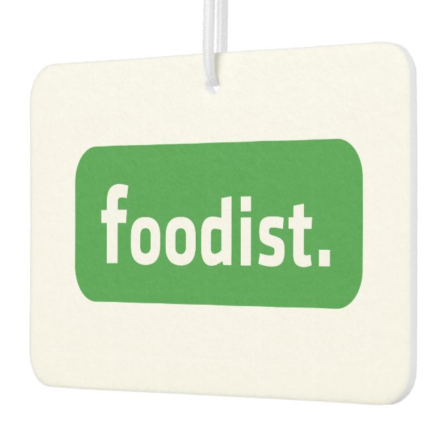 Foodist. Car Air Freshener (Left)