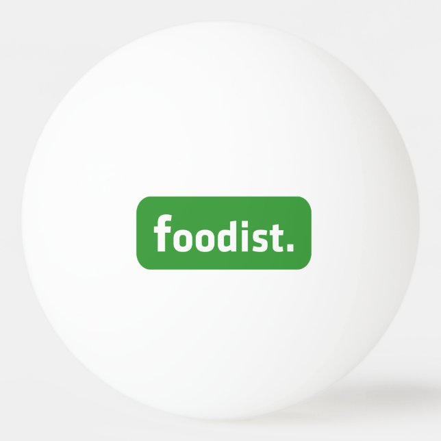 Foodist. Ping Pong Ball (Front)