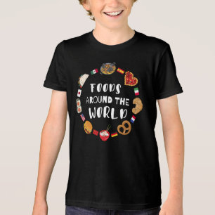 Foods around the world Tri-Blend shirt