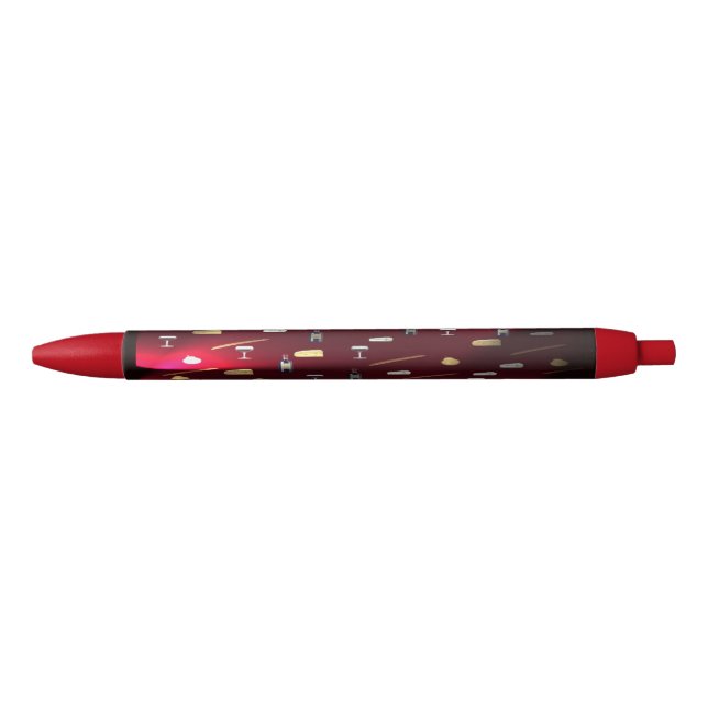 Foods Delight Cranberry Lights Black Ink Pen (Front)