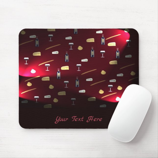 Foods Delight Cranberry Lights Mouse Mat (With Mouse)
