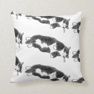 FooFooCat: Lazy Jumbo Tuxedo Cat Cushion