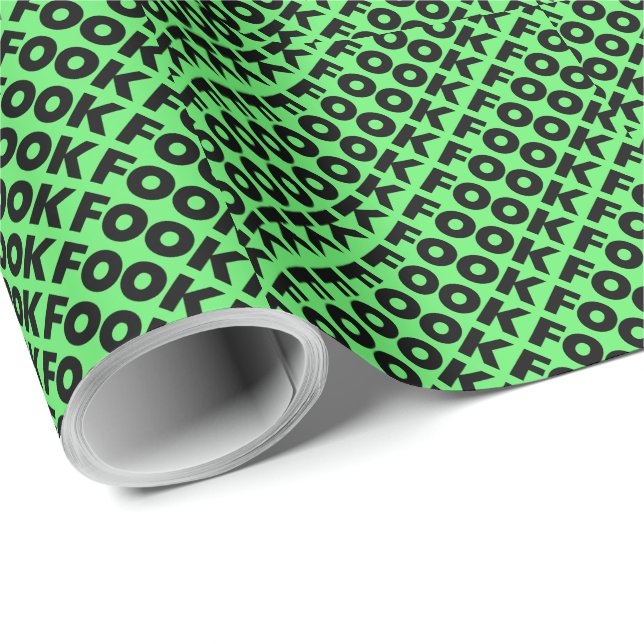 Fook black matte wrapping paper (Roll Corner)