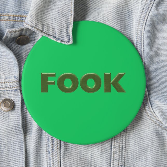 Fook green colossal button (In Situ)