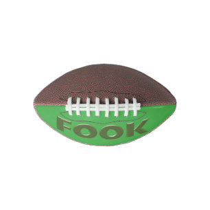 Fook green on green mini football american football