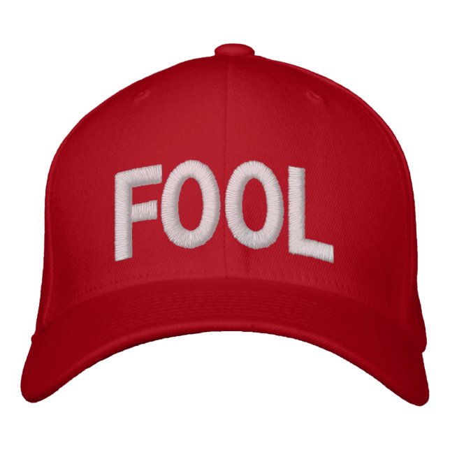 Fool Embroidered Hat (Front)