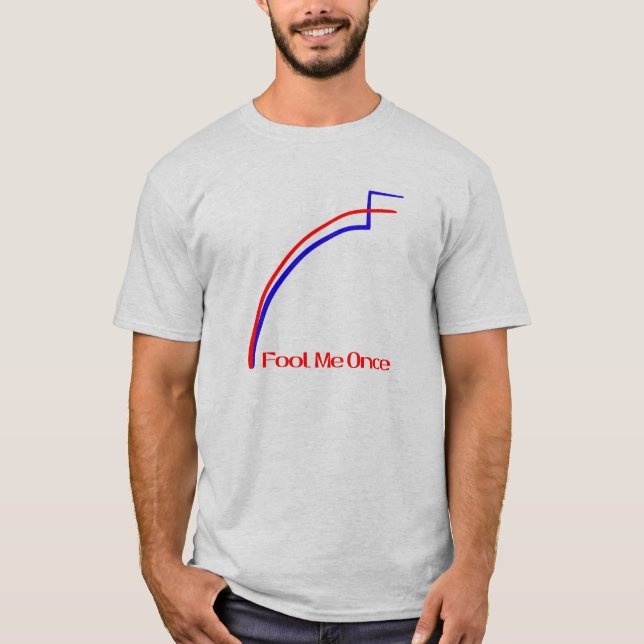 Fool Me Once T-Shirt (Front)