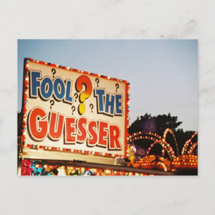Fool the Guesser Postcard