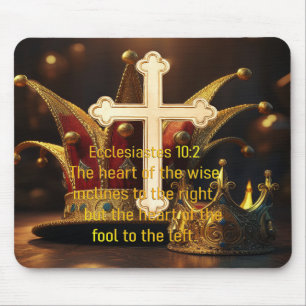 Fool vs Wise Mouse Mat