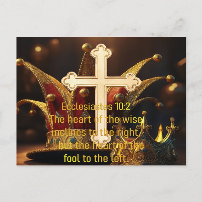 Fool vs Wise Postcard (Front)