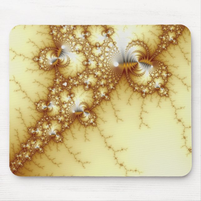Fools Gold - Fractal Art Mouse Mat (Front)