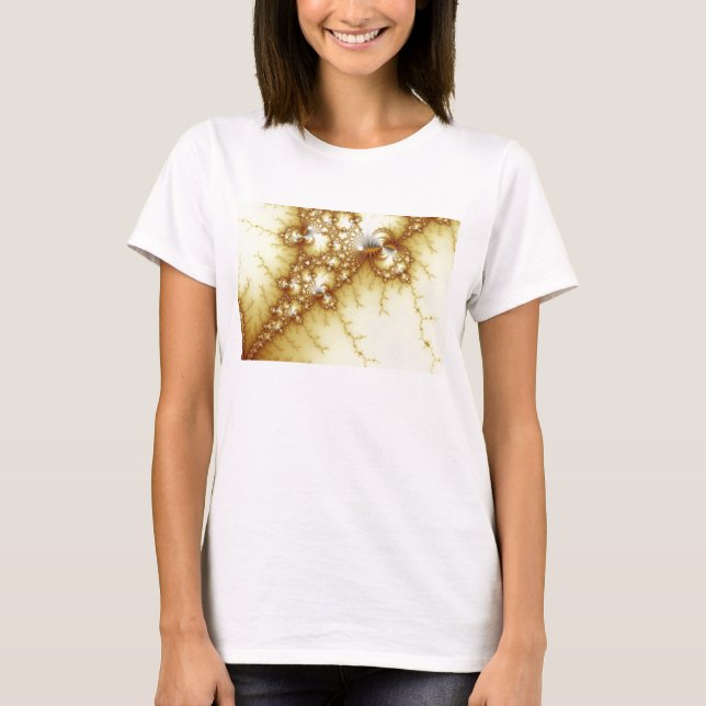 Fools Gold - Fractal Art T-Shirt (Front)